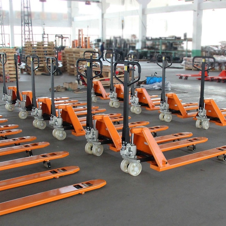 Hydraulic Manual Lift Pallet Forklift Hand Lifter Truck Hydraulic Trolley 2 Ton Manual Forklift