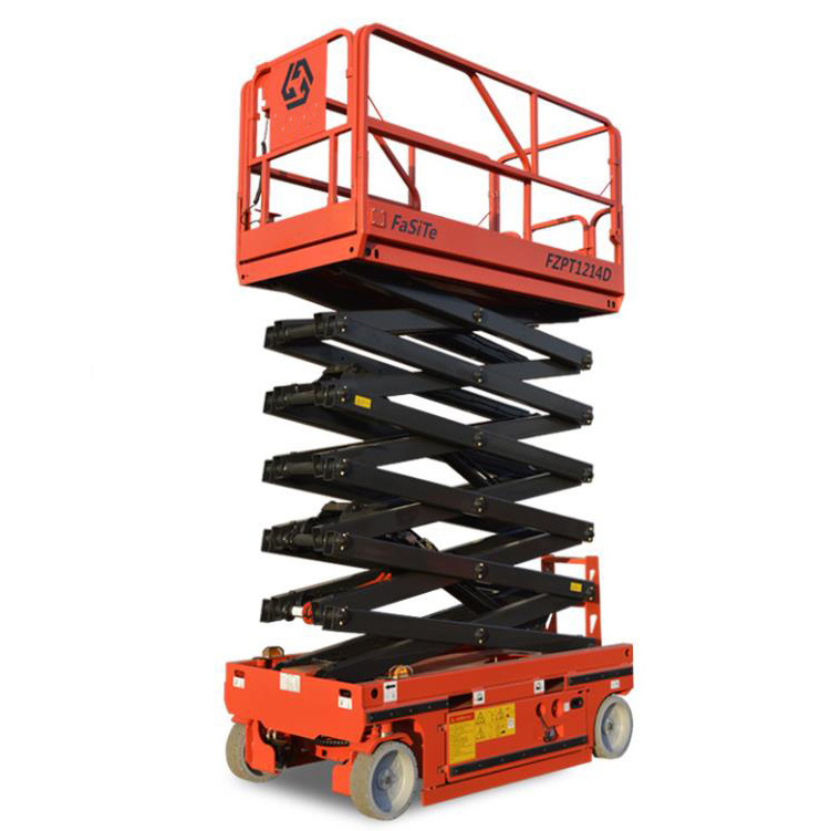 6m 8m 10m 14m 18m Mobile portable  Hydraulic Scissor Lift Small Mobile One Man Scissor Lift/Electric Scaffolding