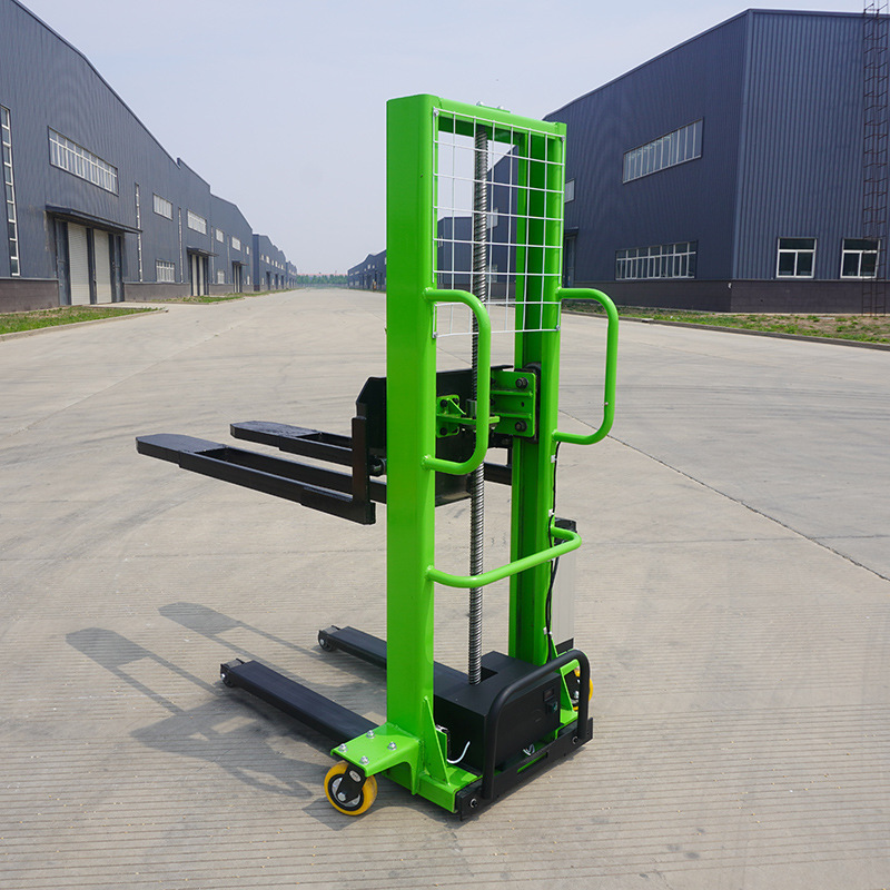 Hot  selling  Pallet 1.3m Mini Hand Manual 1 Ton Electric Truck Wheel Forklift  for  sale