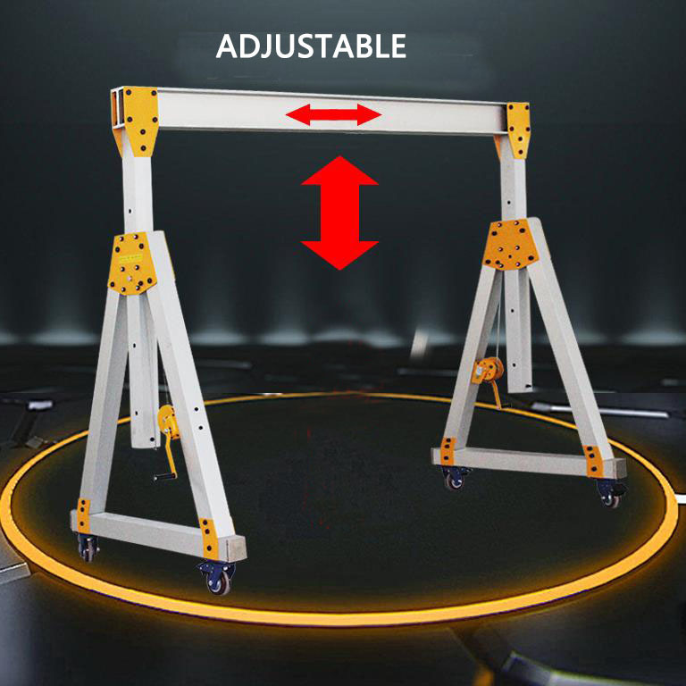 chinese  product 1 2 3 ton Aluminum alloy Folding Mini Small Gantry Crane