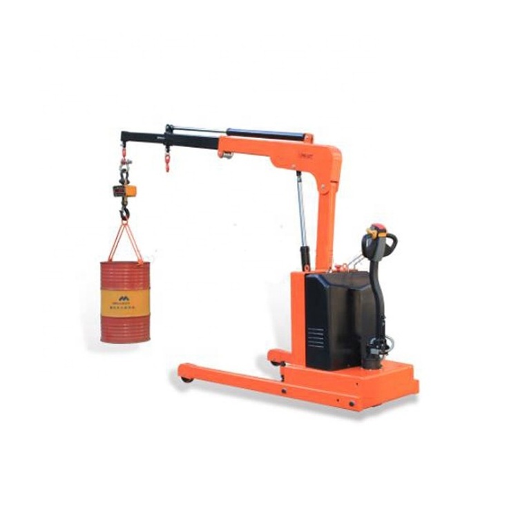 China 1 Ton Electric Extended Boom Mini Telescopic Mobile Crane Small Mini Hydraulic Mobile Crane