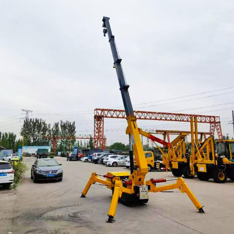 Best price 360 degree  Mobile Small Spider Crawler Crane Mini 3 Tons Spider Crawler Crane  for  Construction site