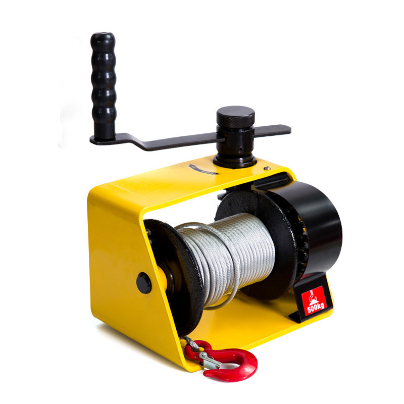 Best price 250kg 500kg1000kg Hand winch self-locking turbine manual winch for equipment