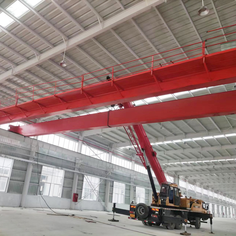 Double Girder overhead Crane  20/5T Hook 25 ton Overhead Double Girder Eot Bridge Travelling Crane Trolley made in turkey