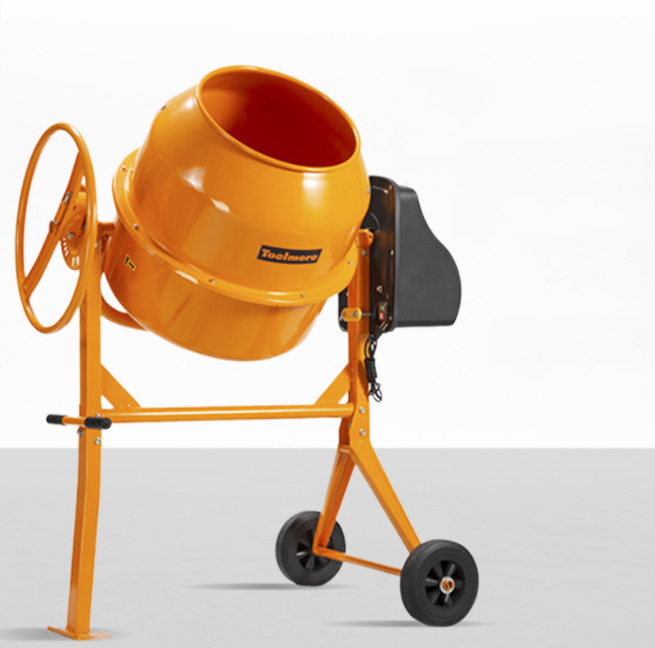 HCM450S Made By China Factory 130L Construction Equipment Mini Portable Mobile Drum Tipping Concrete Cement Mixers Machines