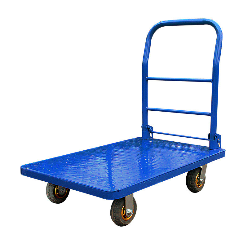 Four Wheels Steel Foldable Hand Truck/Cart Platform Trolley