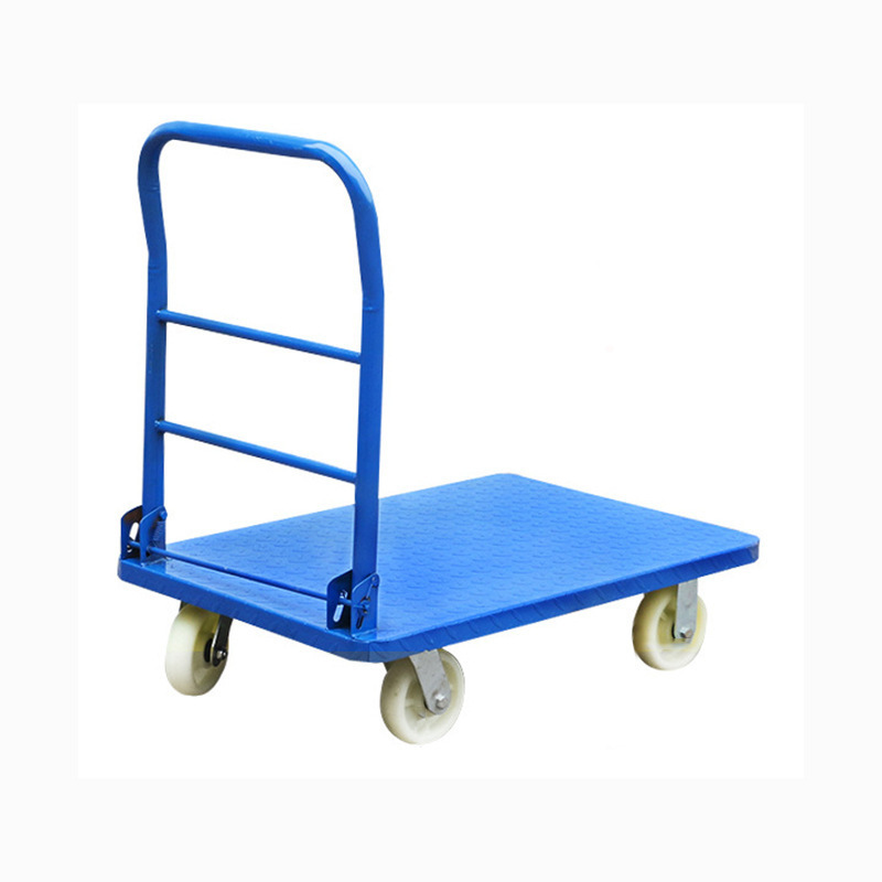 Four Wheels Steel Foldable Hand Truck/Cart Platform Trolley