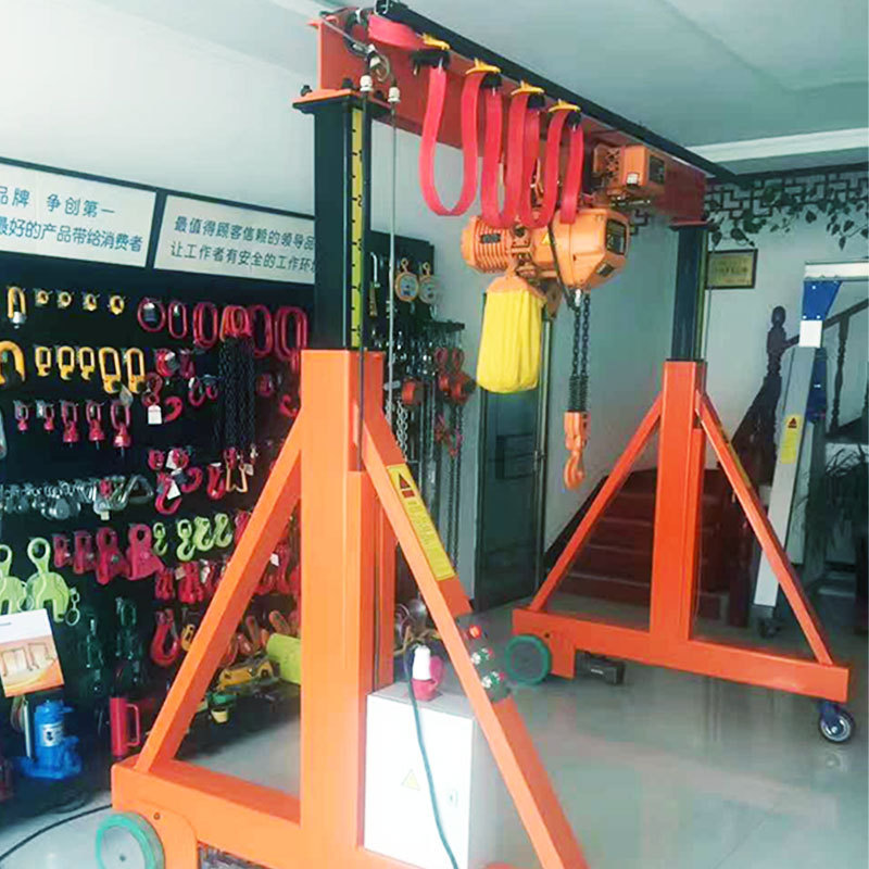 Custom 1 2 3 5 10 15 20 ton workshop portal gantry crane / 5000kg mini small electric mobile hoist gantry crane