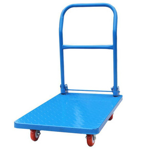 Four Wheels Steel Foldable Hand Truck/Cart Platform Trolley