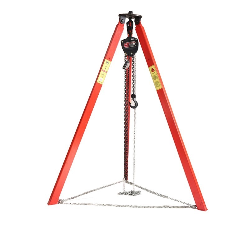 Off-the-shelf lifting triangle bracket miniature electric hoist bracket retractable tripod