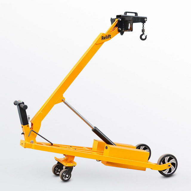 Simple and portable electric lifting loading and unloading hand push warehouse crank arm hydraulic forklift