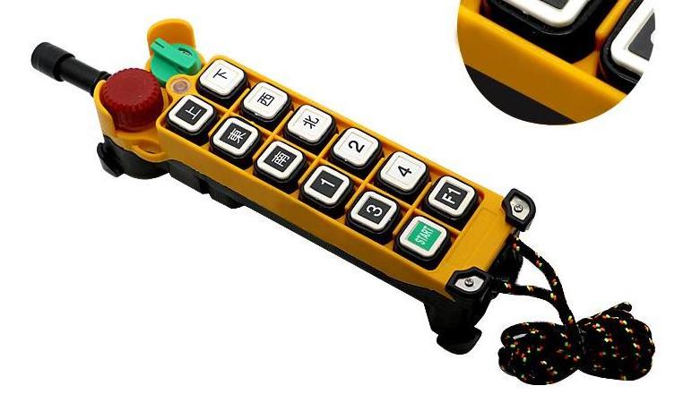 F24-12D AC36V DC 12 button crane universal industrial wireless remote control for winch