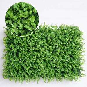 Christmas Halloween Decor Artificial Eucalyptus Turf Wall Hanging Green Interior Plant Wall Decoration Plastic Artificial Plant