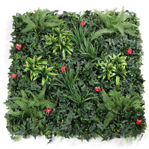 Outdoor Artificial Plant Panel Turf Decorative Wall Panel Boxwood Panel Outdoor Artificial Plants