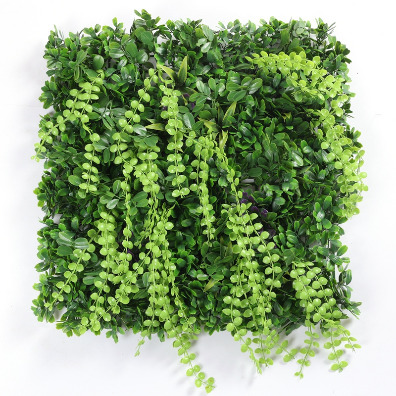 Simulated plant wall sunscreen Milan lawn plastic fake green plant wall artificial lawn background wall decoration