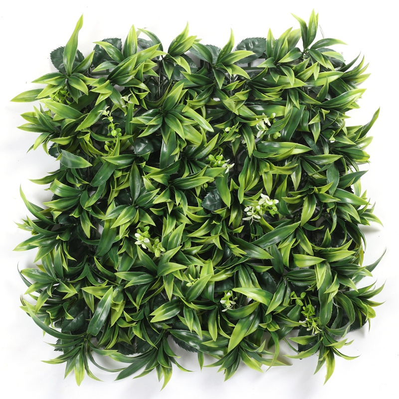 High Quality Simulation Plant Wall Green Plant Artificial Flower Lawn Wall Decoration Plastic Lawn