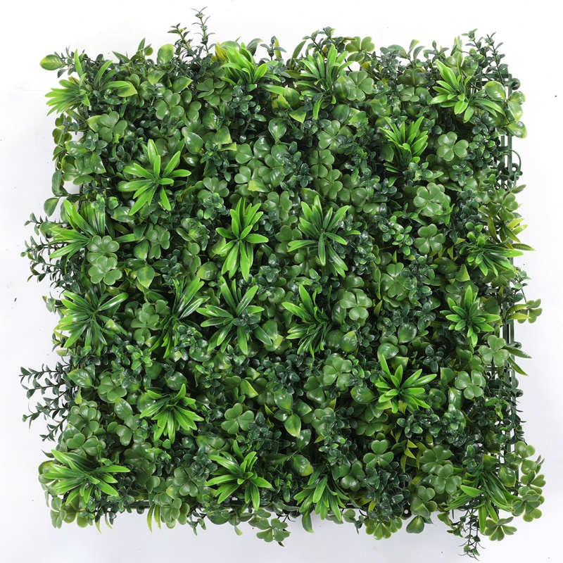 High Quality Simulation Plant Wall Green Plant Artificial Flower Lawn Wall Decoration Plastic Lawn