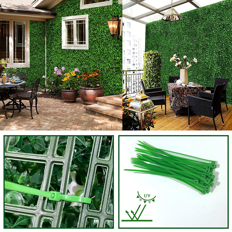 Milan Simulation Plant Wall Green Plant Background Wall Plastic Fake Lawn Door Head Upholstery Plants