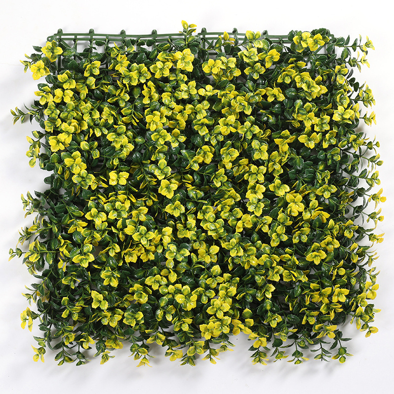 Artificial Green Plant Wall Plant Board Flame Retardant and Uv Resistant Outdoor Artificial Wall Artificial Garden Fence