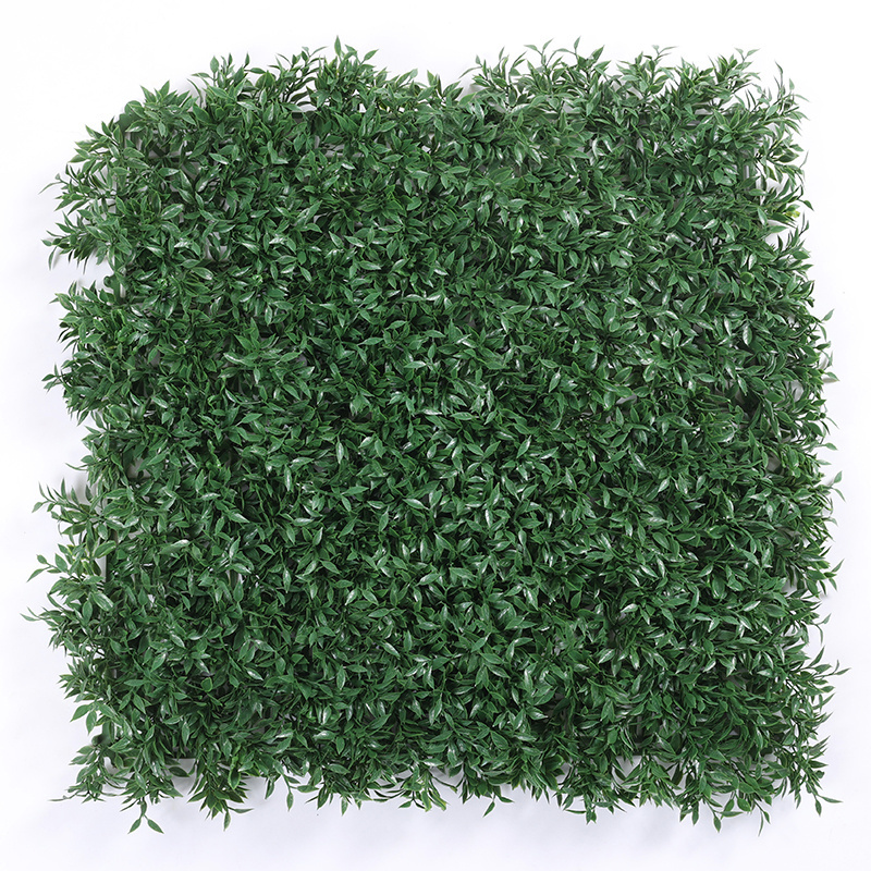 Customized Wall Decoration Artificial Green Fence Grass Board Wall Vertical Garden Green Wall