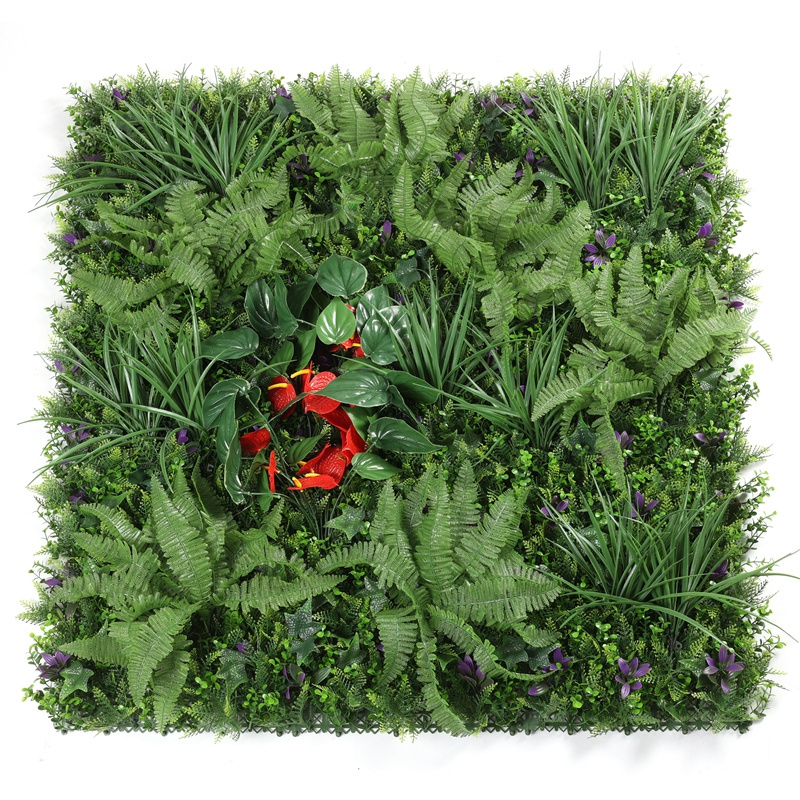 High Quality Artificial Green Lawn, Landscape Wall Mat, Indoor Ultraviolet Plastic Lawn