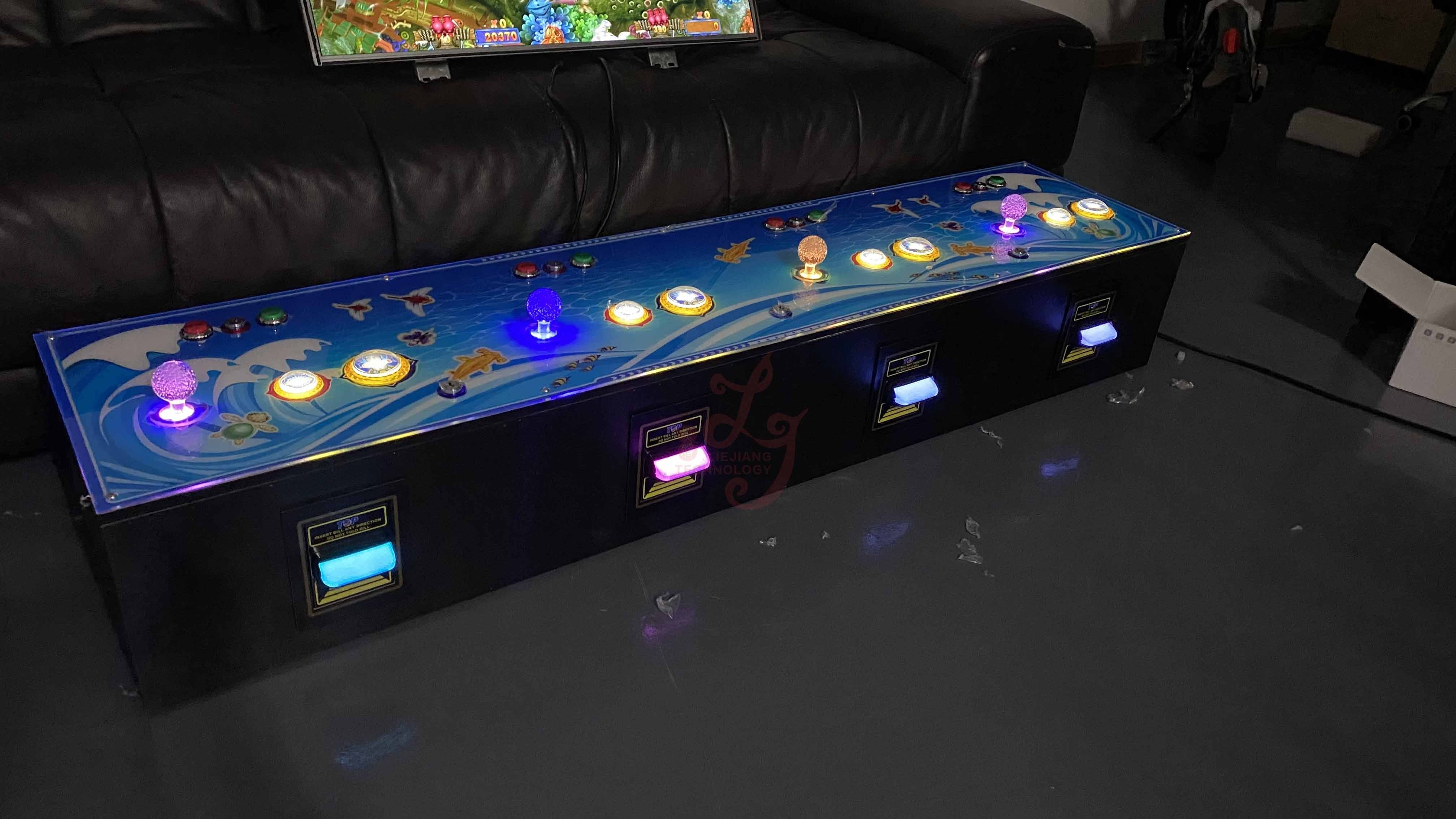 4 Players Wall Mounted Bartop Gas station Bars Fishing Games Machines Skilled Arcade Fishing Hunter Fish Games Machines For Sale