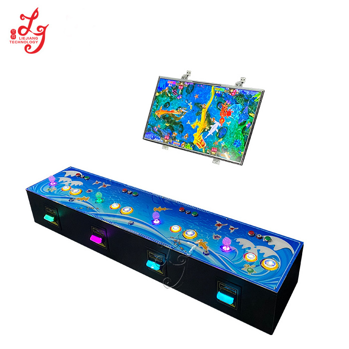 4 Players Wall Mounted Bartop Gas station Bars Fishing Games Machines Skilled Arcade Fishing Hunter Fish Games Machines For Sale