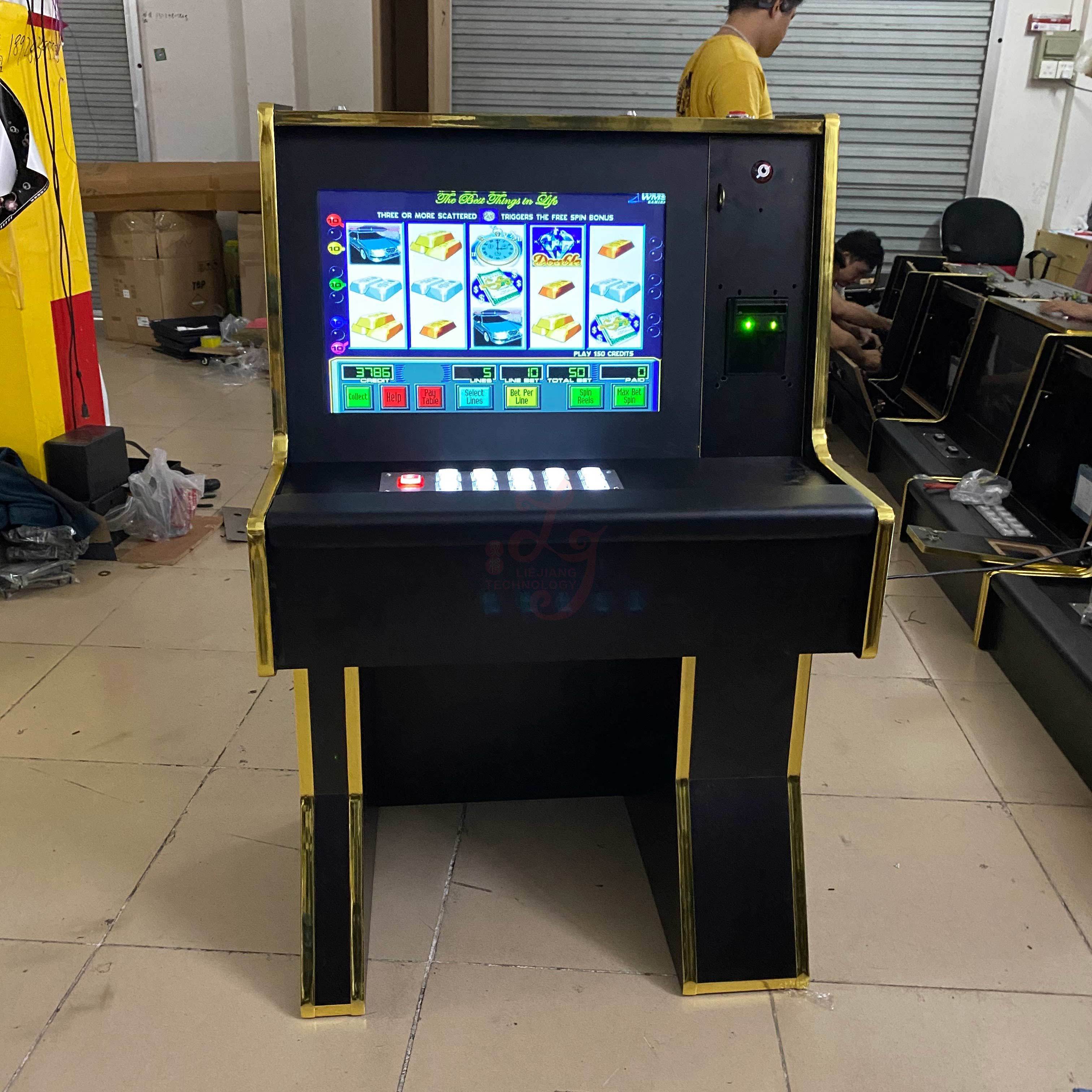 Newest Wood Cabinet WMS 550 Life Of Luxury Game Machine With Wooden Cabinet 72%- 90% Good Holding For Sale