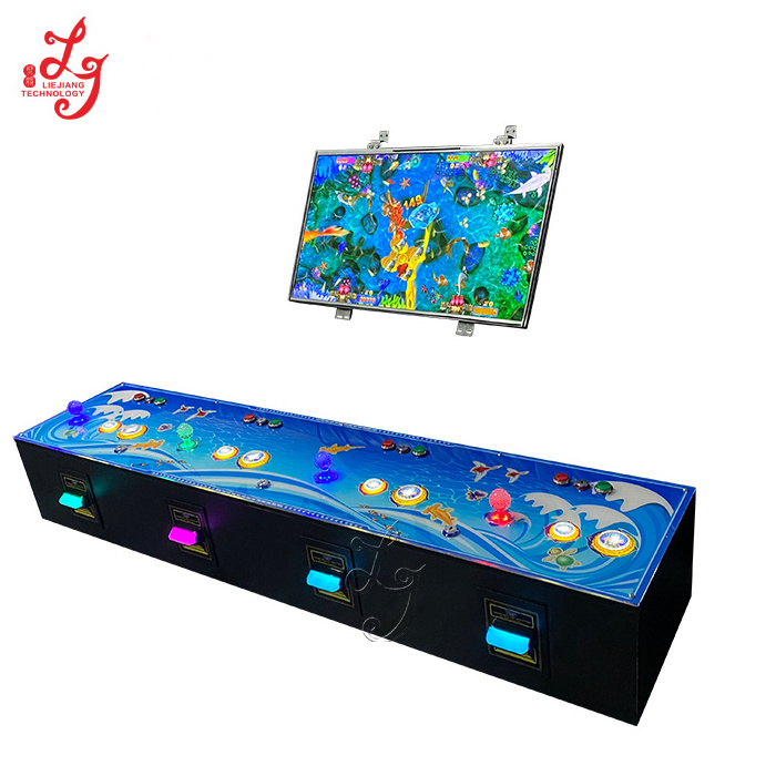 4 Players Wall Mounted Bartop Gas station Bars Fishing Games Machines Skilled Arcade Fishing Hunter Fish Games Machines For Sale