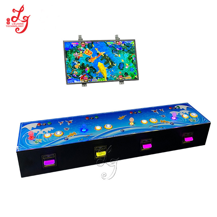 4 Players Wall Mounted Bartop Gas station Bars Fishing Games Machines Skilled Arcade Fishing Hunter Fish Games Machines For Sale