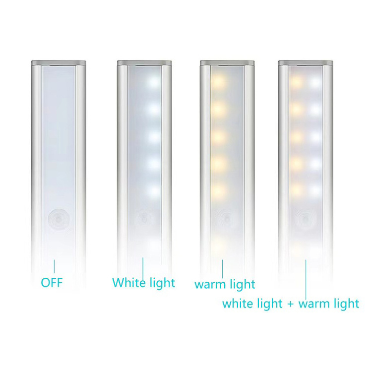 Smart Rechargeable Led Wall Motion Sense Light Night Bedroom Mini Sticker Led Wall Night Lights Mini Light Sensor Control