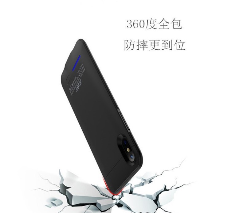 New products light portable magnet bracket wireless charger cover for iPhone xs max  power 5000 mAh battery case