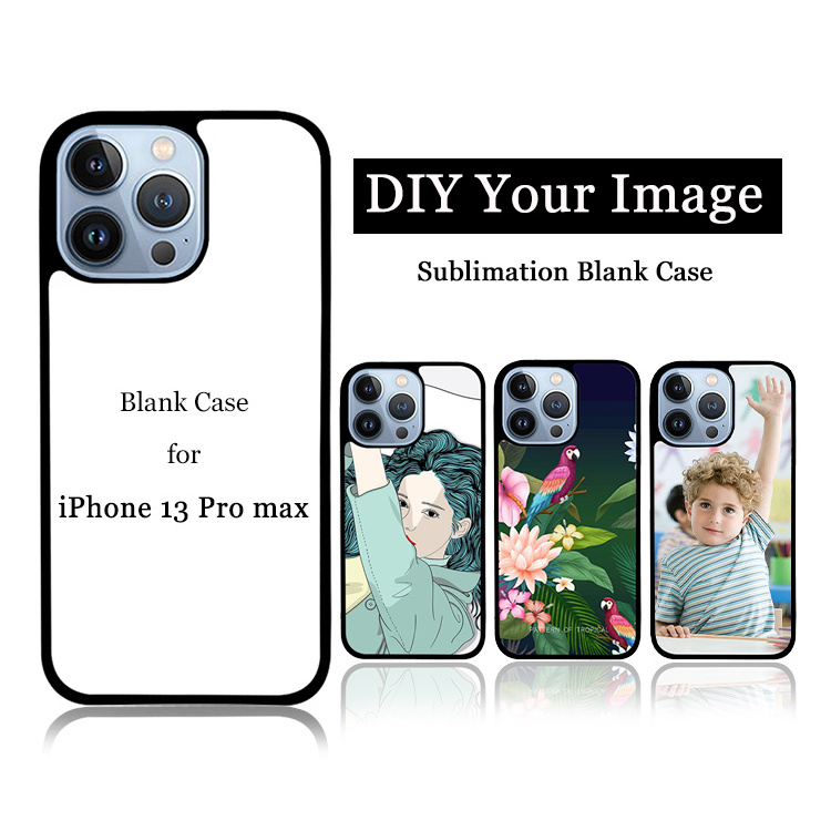 New Wholesale DIY Printable Cover 2D Sublimation Blanks TPU PC Cell Phone Case for iPhone 13 12 Pro Max 12 Mini 11 X XS Max XR