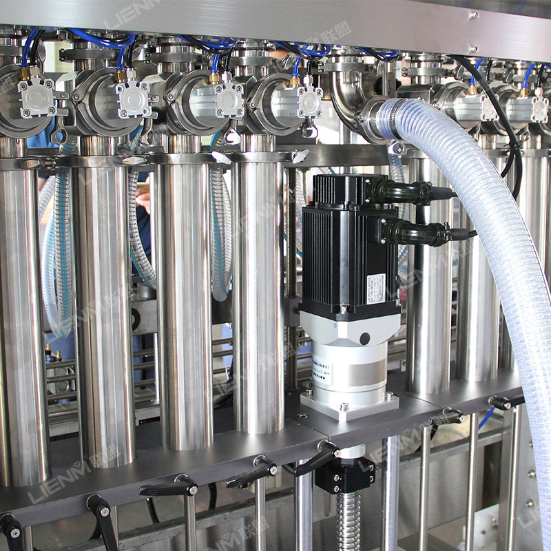 Fully Automatic LIENM 8 Nozzles Shampoo Filler Detergent Liquid Filling Capping Machine