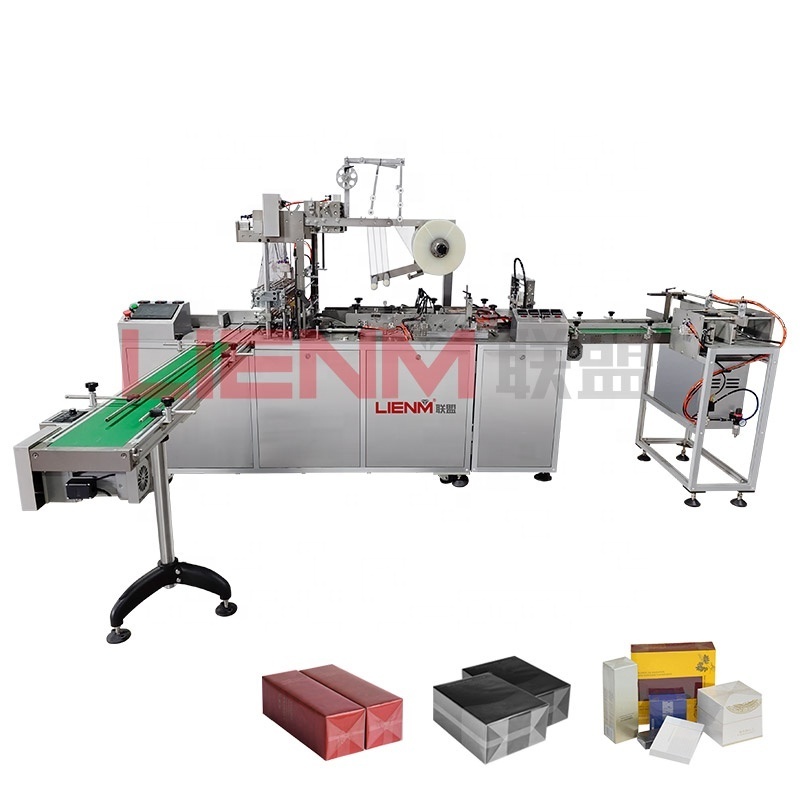 Automatic Cellophane Packaging Machine Cellophane wrapping Machine Perfume Box Bopp 3d Packing Machine