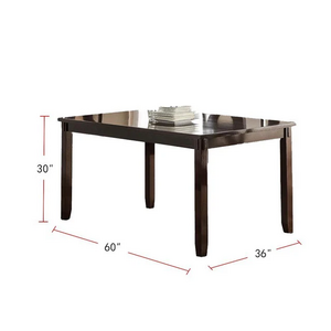 Modern Factory Price Kitchen Wooden Furniture Live Edge  Solid Wood Restaurant Dining Table