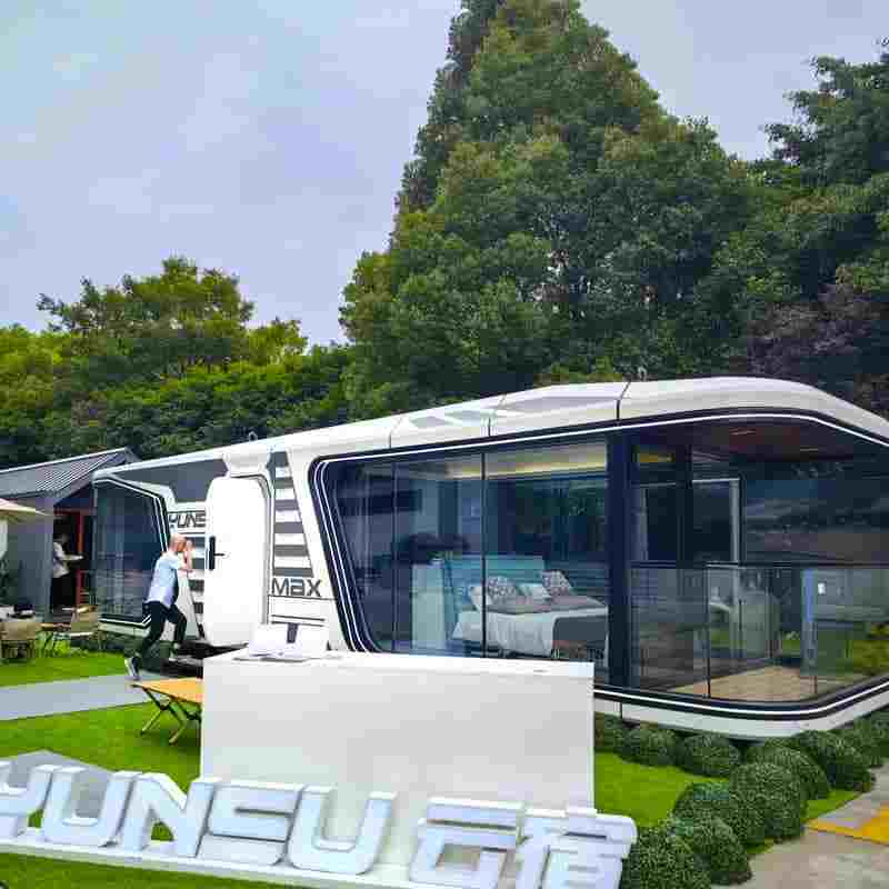 2023 New Mobile Homes Casa Pequea Tinyhouse Prefabricated House 3 Bedrooms And Living Room Yunsu Capsule House