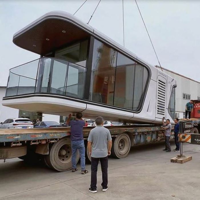 YUNSU Cheap New Mobile Prefab House Luxury Modern Portable Prefabricated Villa Tiny Home Cottage Casa Prefabricada