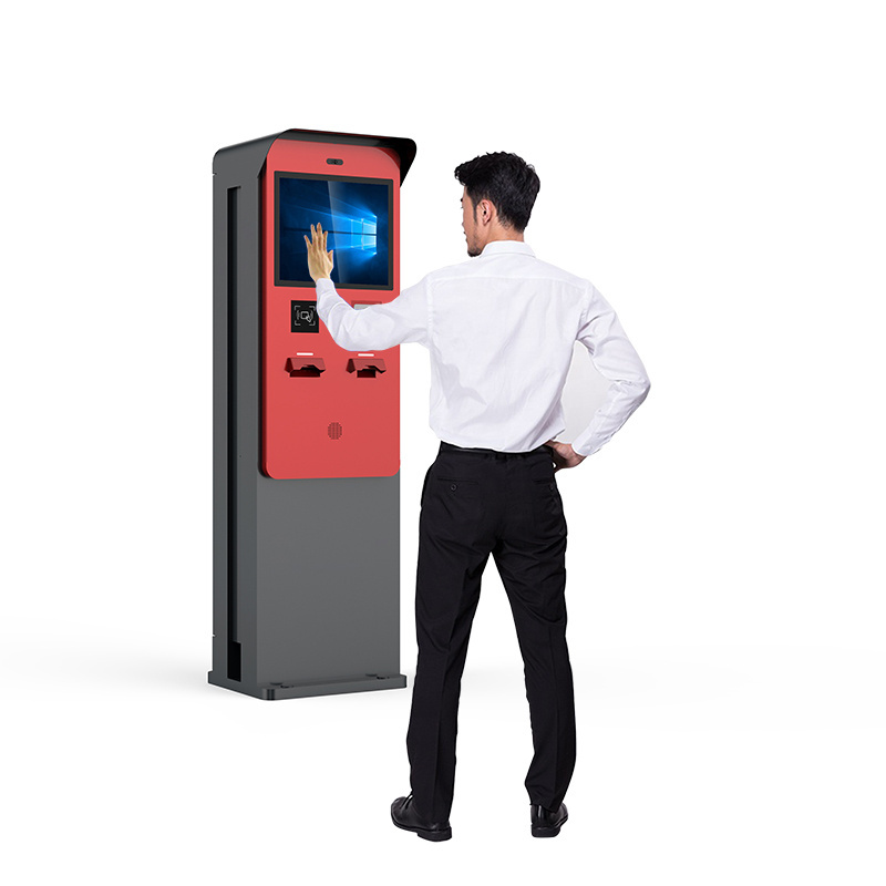 OEM ODM Auto Pay Service Parking Station Ticket Vending Automated Check In Kiosk Self Payment Machine