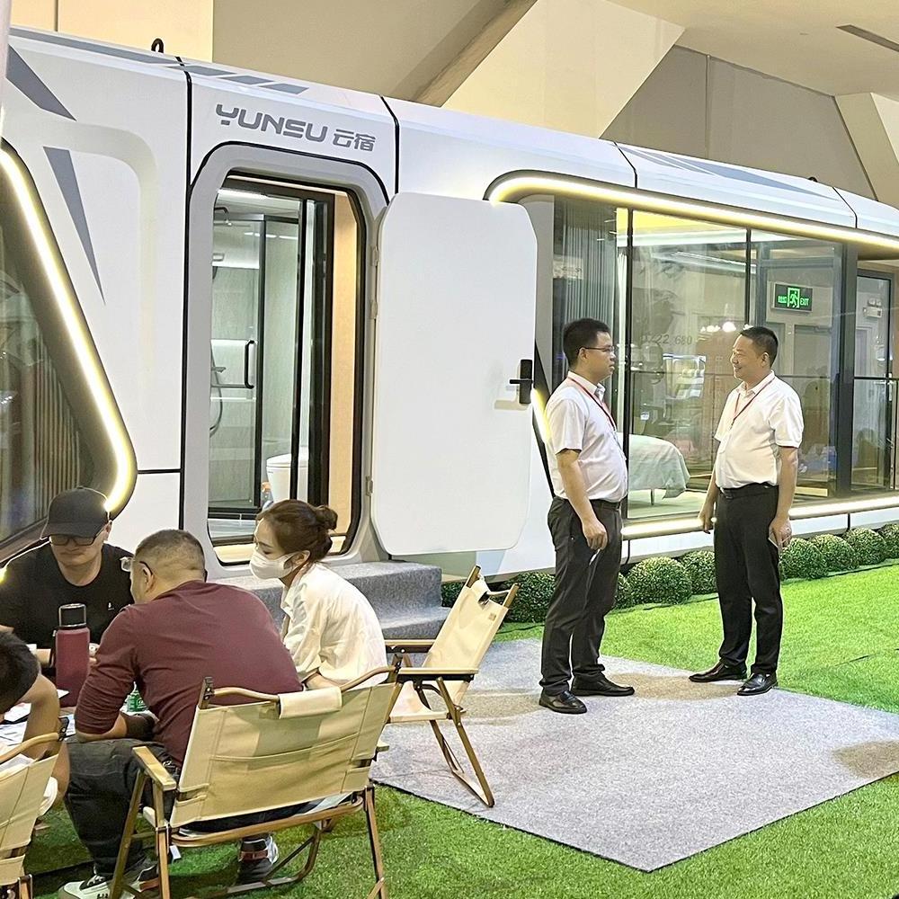 Economic Movable Prefab Prefabricated Capsule Hotel Cabin Container House