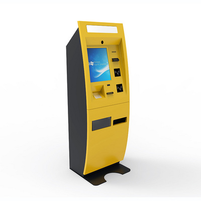 Free Standing Self Service Touch Screen Cash Coin Payment Currency Exchange Kiosk ATM Machine