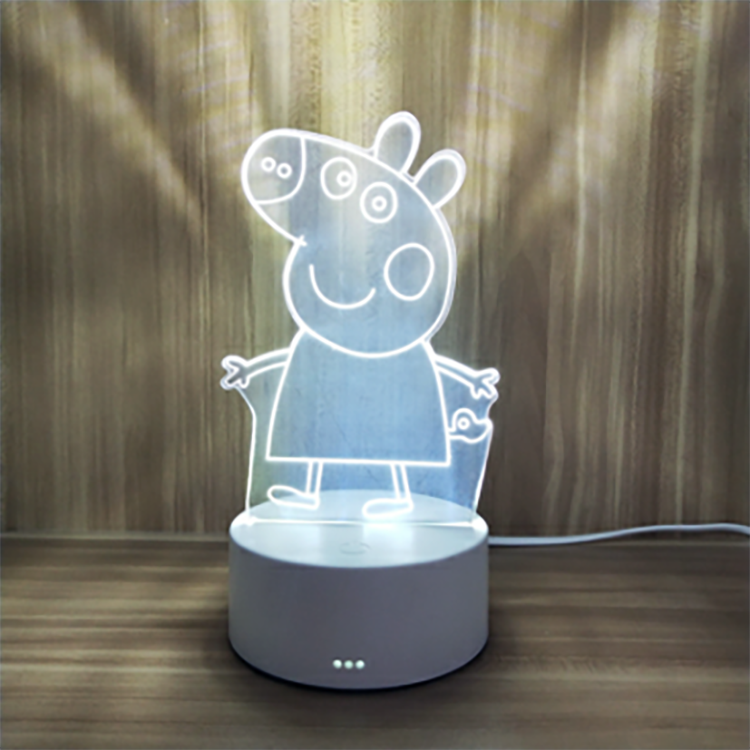 Table lamp Touch Nightlight 7 Colors Changing Sleeping Lamparas Light Acrylic USB 3D LED Lamp