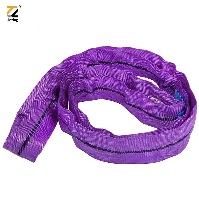 colorful  polyester lifting sling/belt sling psychrometer highly quality EA/EB heavy duty lifting slings