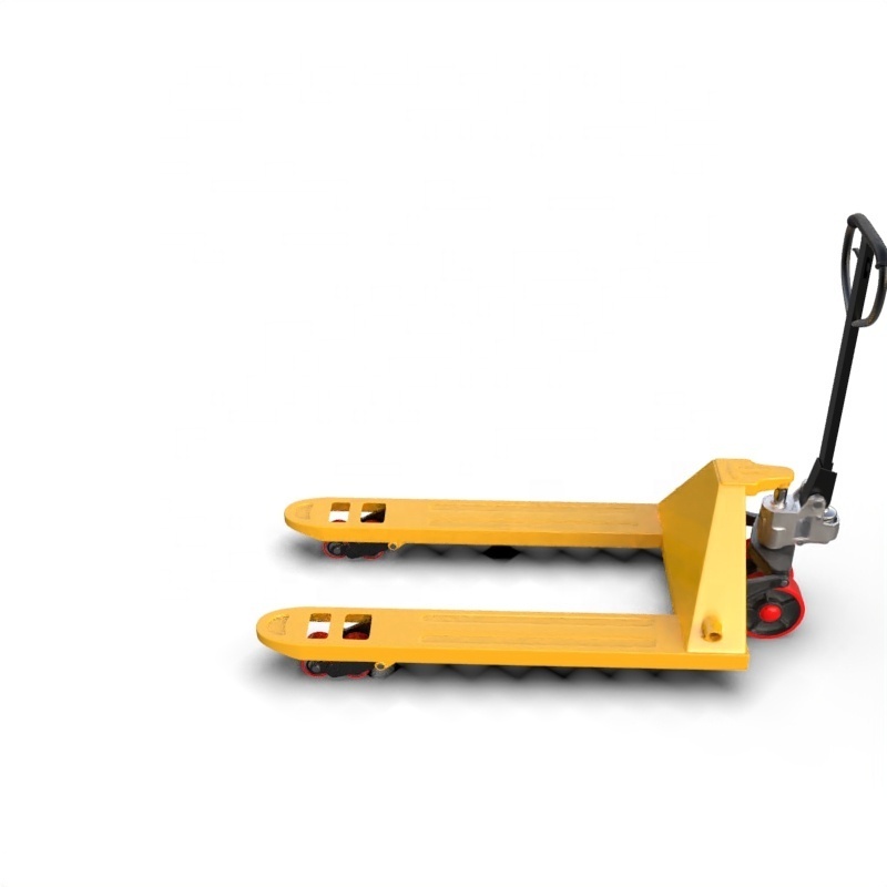 low price  hand pallet truck 2000kg 3000kg  Semi hydraulic pump manual pallet truck nylon wheel 5ton