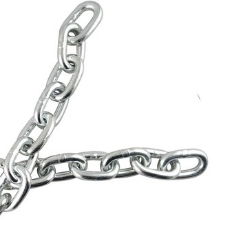 Stainless Steel Grade 80 6-26 mm Diameter Lifting Tow Mechanical G80 Chain With 2 Hook Made in China