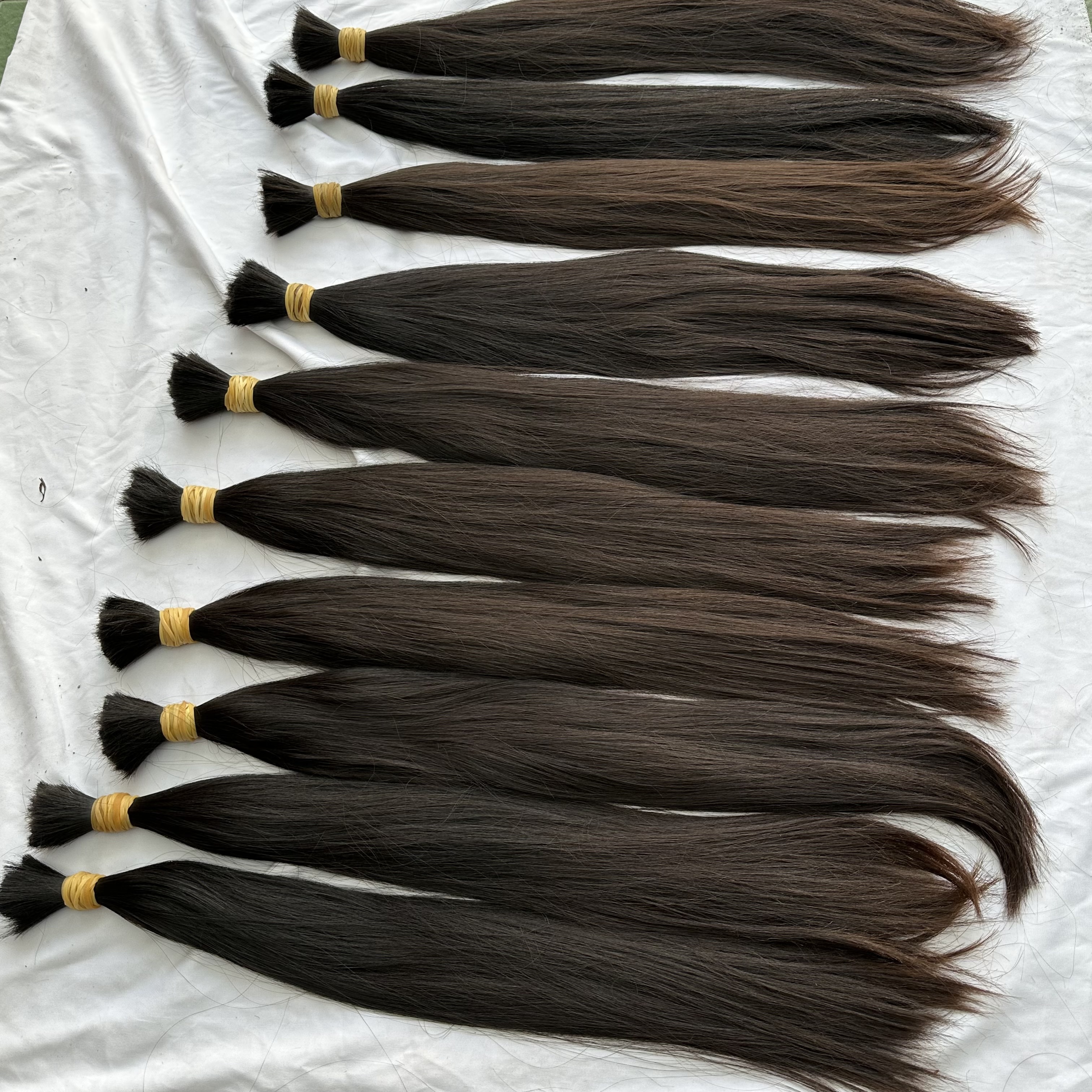 bulk human hair for braiding 10 to 40 inches available shipping by DHL UPS FEDEX EMS