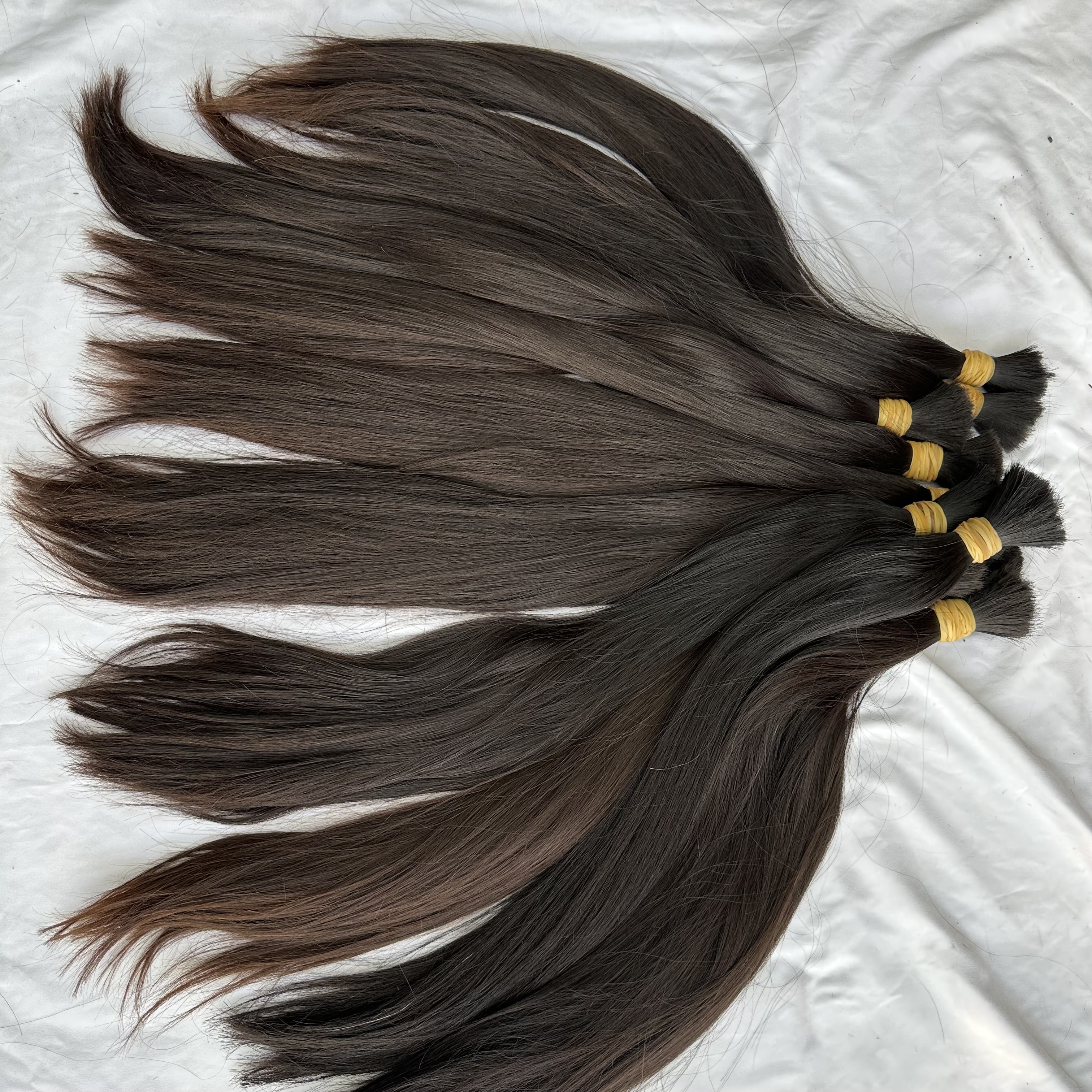 bulk human hair for braiding 10 to 40 inches available shipping by DHL UPS FEDEX EMS