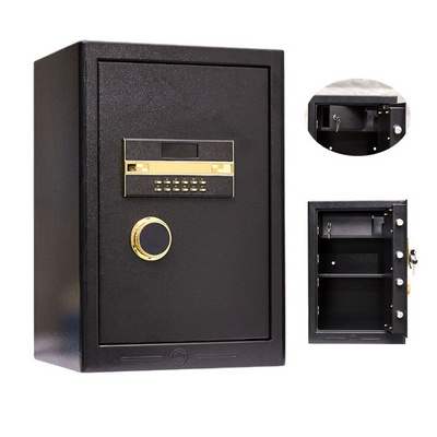 Deposit factory supply hotel office use safes fingerprint security safe lock deposit box for money key