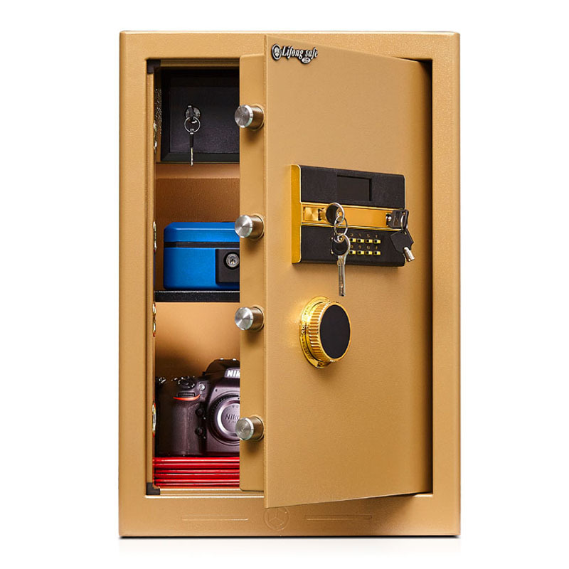 Deposit factory supply hotel office use safes fingerprint security safe lock deposit box for money key