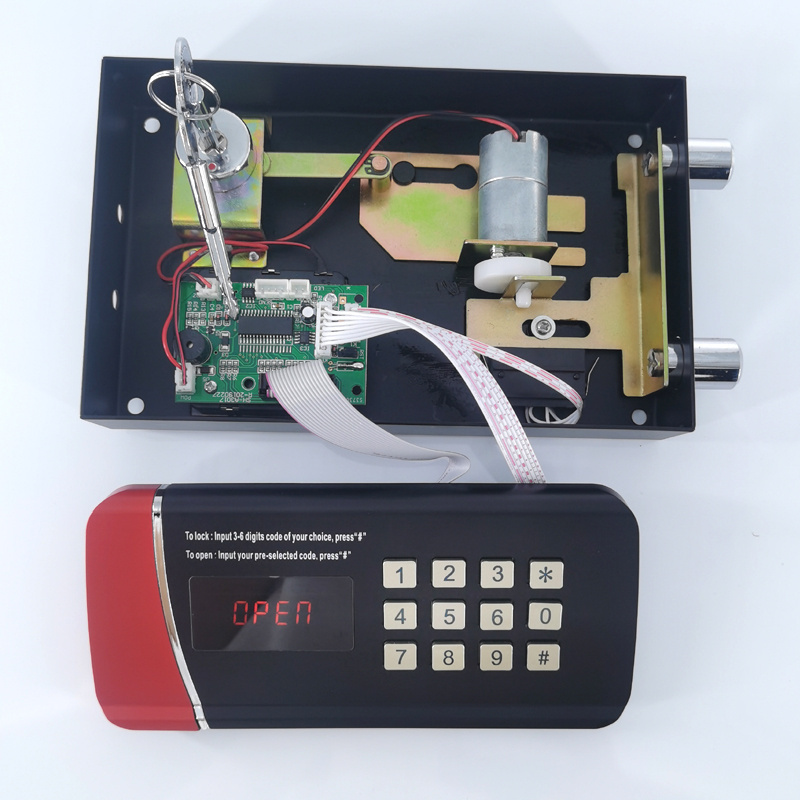 Motorized locking system combination code digital electronic safe lock for hotel safe box